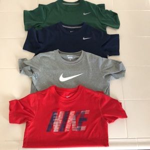 Boys Bundle of Nike Dri-Fit Shirts Size M